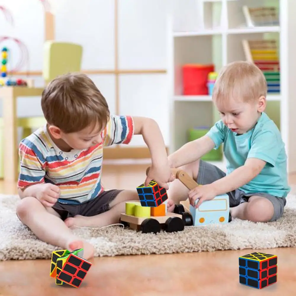 Скоростные магические кубики с перекосом блоки для мозга обучающие игрушки