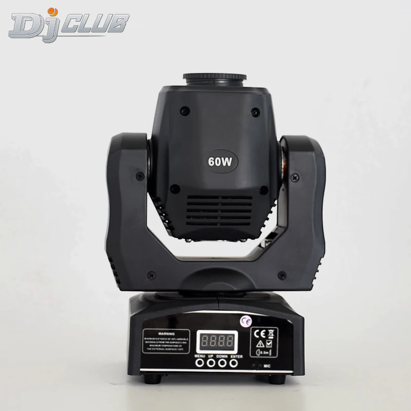 Прожсветильник светодиодный 60 Вт с подвижной головкой цветной пластиной гобо