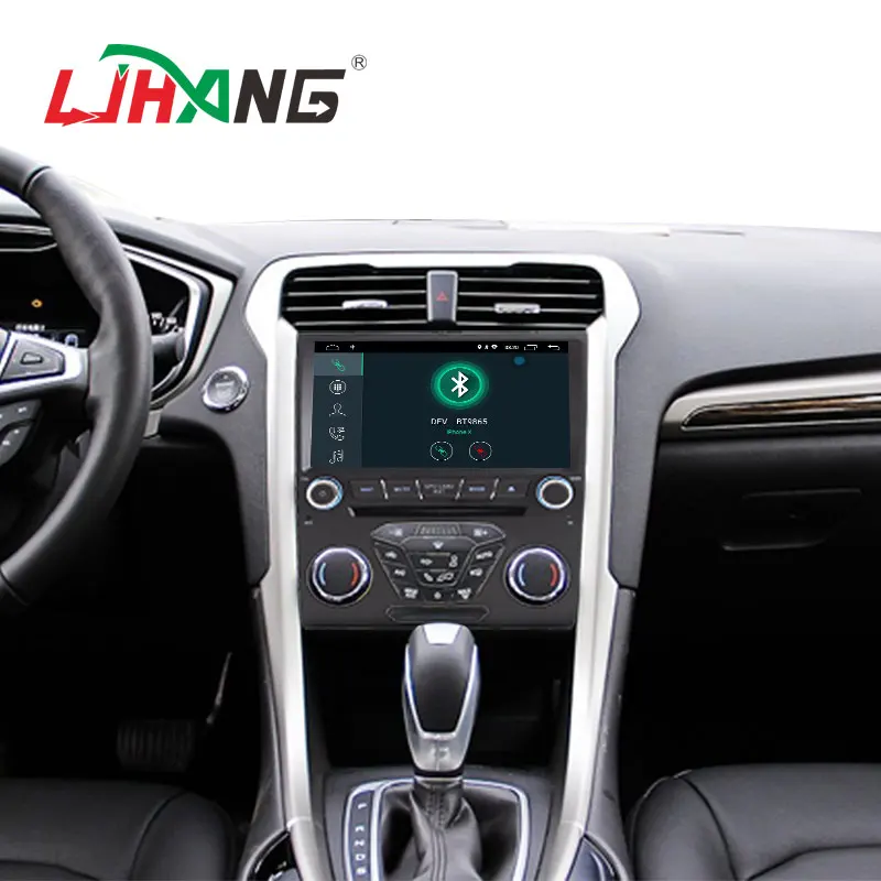 Автомобильный DVD мультимедийный плеер LJHANG Android 10 для Ford Mondeo Fusion 2012 2013 2014 WIFI GPS 2 Din