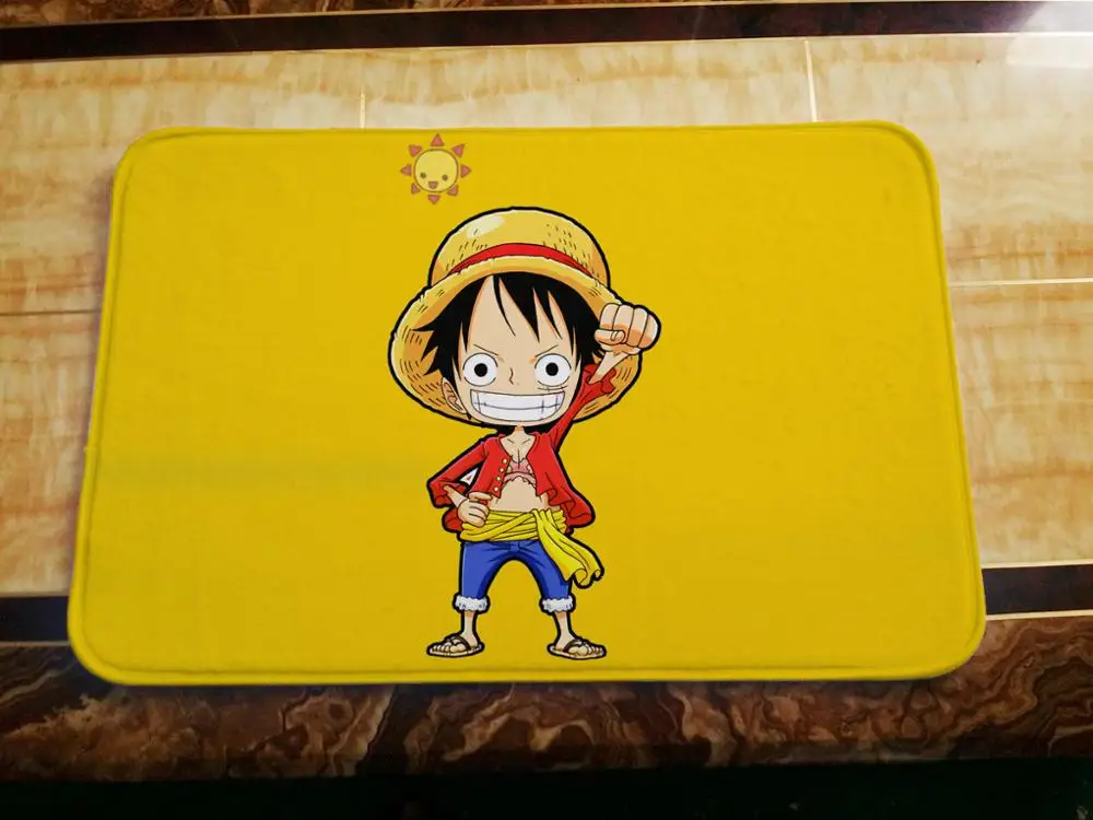 Нескользящий коврик с рисунком обезьяны 60 см Детский ковер Luffy Roronoa Zoro игрушки для
