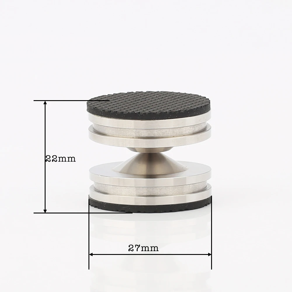 High Quality 4sets ISF0006 28mm Stainless Steel HiFi audio Speaker Isolation Spike Stand Feet Pads Base