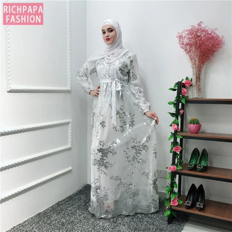 Кружевная Абая Дубай Турция мусульманский хиджаб Кафтан для женщин |