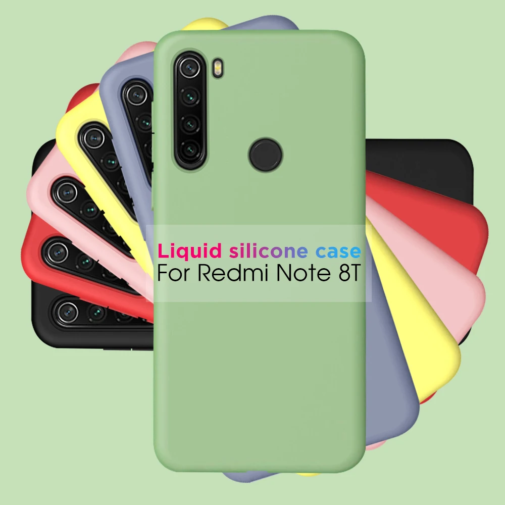 Мягкий жидкий силиконовый чехол для Xiaomi Redmi 8 8A 7 Note 6 8T K20 Pro Mi 9 Mi8 Lite Mi9 SE CC9E A3|Бамперы|