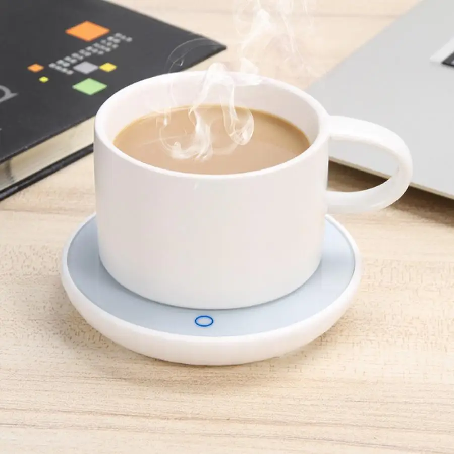 

Electric Coffee Cup Warmer Heating Mat Pad Heater for Tea Coffee Milk Home Office Mug Warmer Fast Heater Warmer Birthday Gift