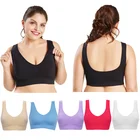 Двухслойный бесшовный бюстгальтер большого размера без оправы