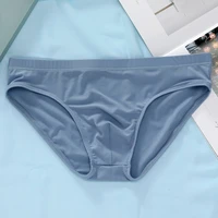 mens sexy comfortable breathable low rise u convex briefs underwear underpants solid color panties briefs bikini sissy panties