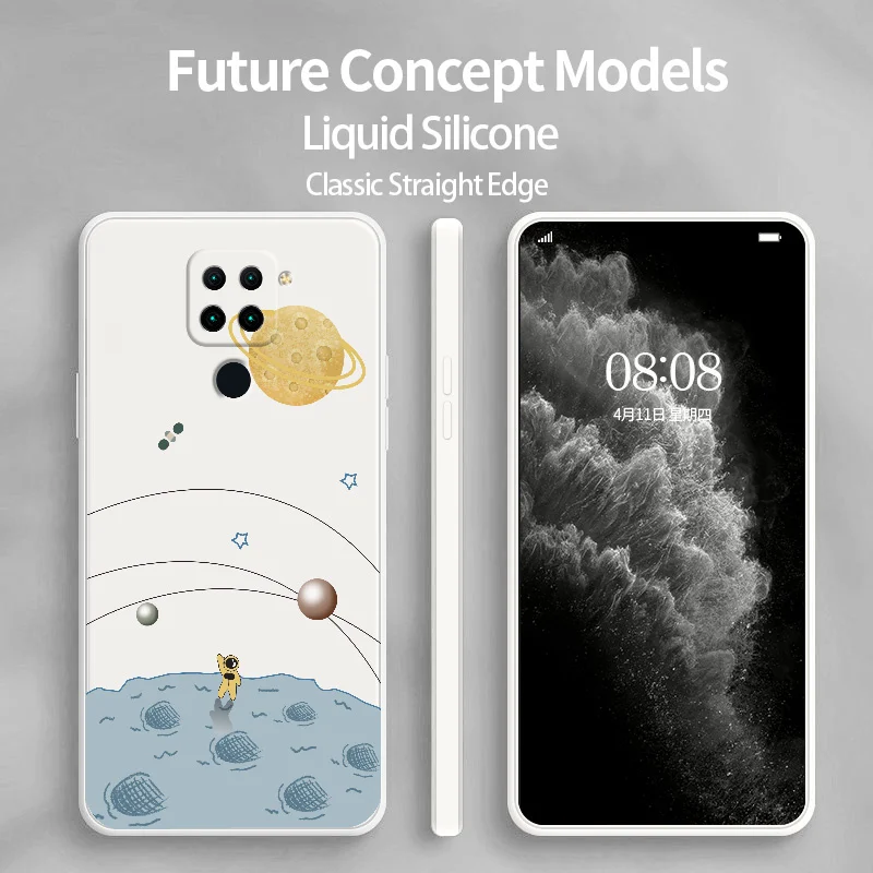 

Little Fish Planet Phone Case For Xiaomi Redmi Note 10 10S 9T 9 8 7 Pro MAX Redmi 9 9A K40 K40pro K30 K20 Silicone Cover