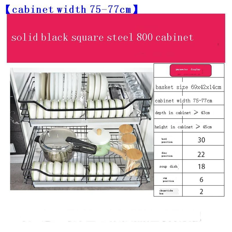 

Gabinete Organizar Pantry Cestas Para Colgar En La Ducha Stainless Steel Organizer Rack Cuisine Kitchen Cabinet Storage Basket