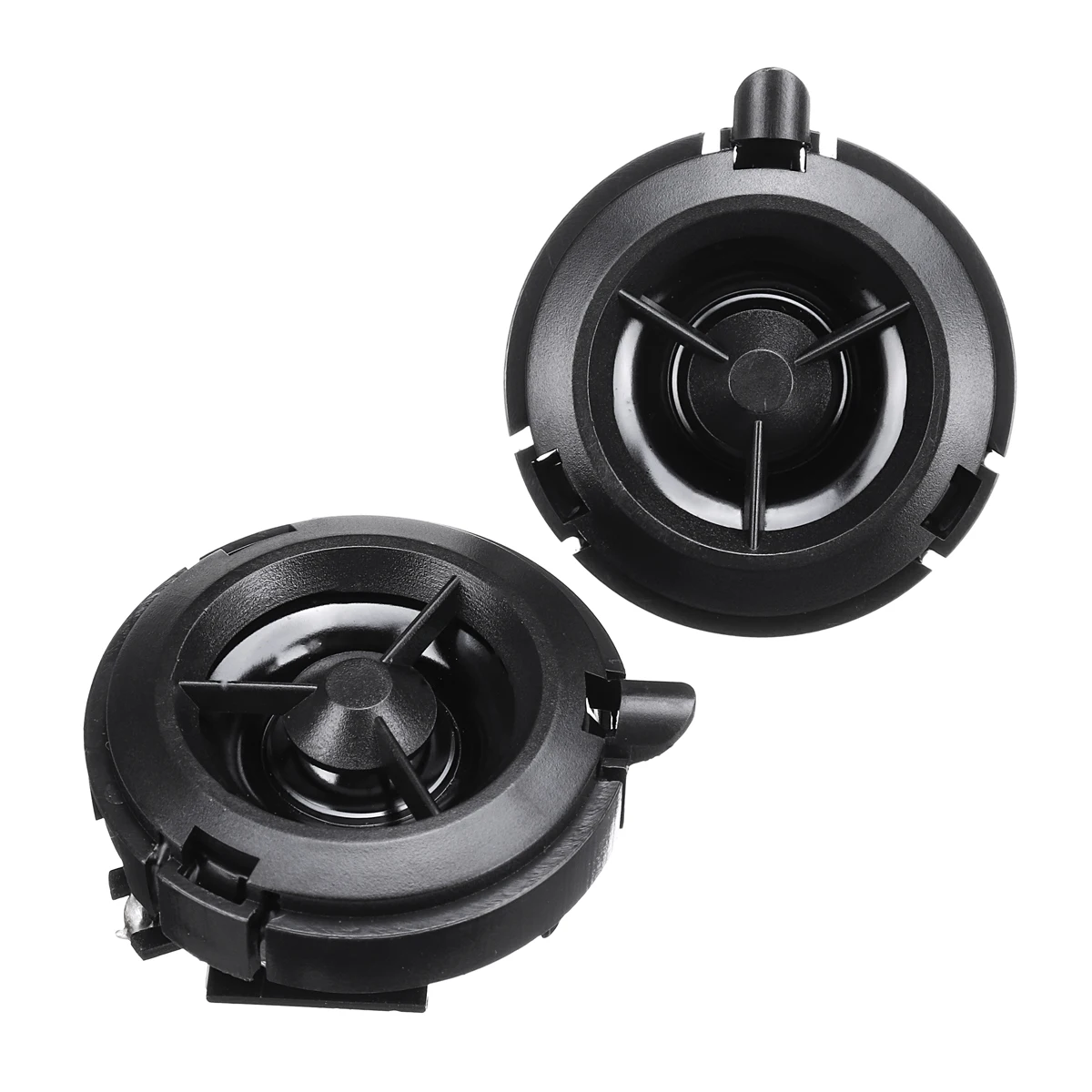 2X Car Tweeter Speakers Horn With Triangular Holder Bracket Plate 7221B119 7221B120 For Mitsubishi Lancer EX