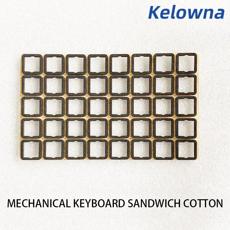 

Kelowna Mechanical Game Keyboard Combined Sandwich Cotton Positioning Board PCB Uniaxial Foam Sandwich Cotton Foot Pad