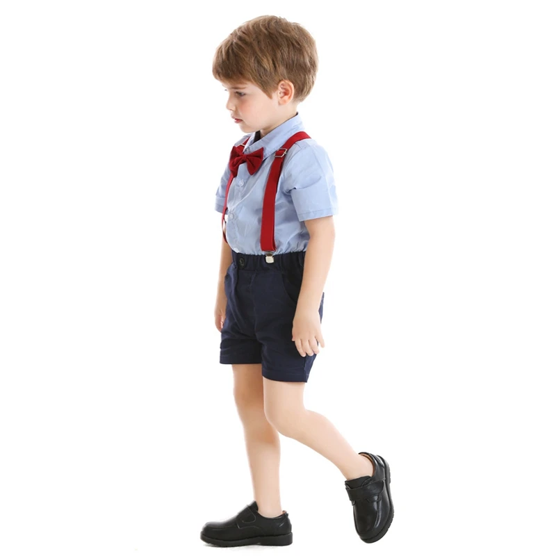 Детская одежда комплект летней одежды для мальчиков модная Новый стиль От 1 до 6