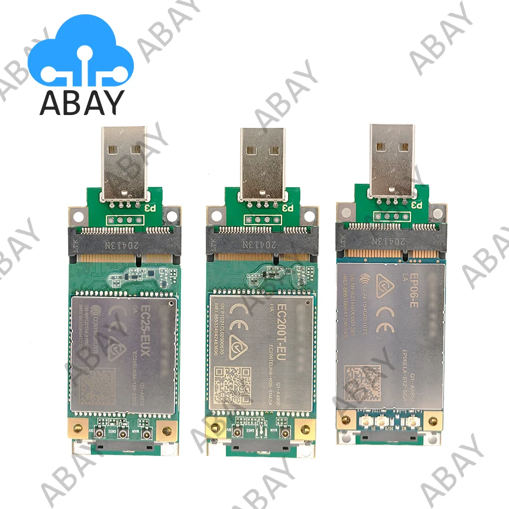 

Quectel Mini PCIE EC200T-EU / EP06-E 4G LTE IoT модуль с Minipcie на USB-адаптер со слотом для SIM-карты