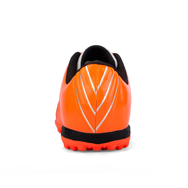 Мужские Спортивные профессиональные футбольные кроссовки синие оранжевые