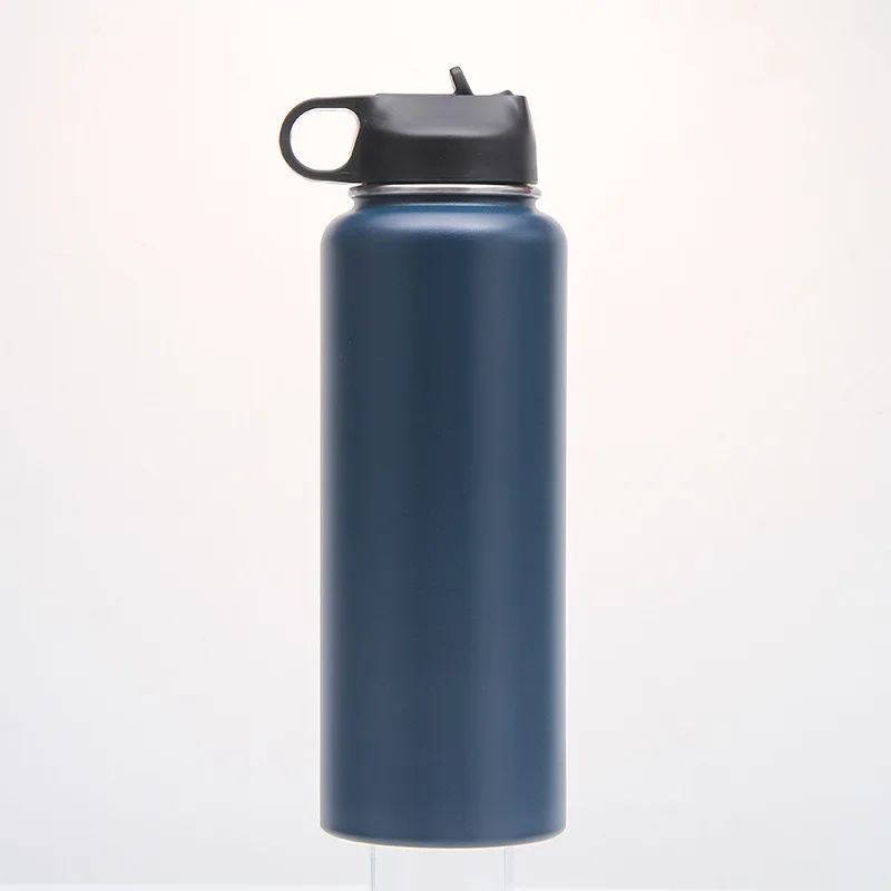 

Insulated Water Bottle, Thermos & Wide Mouth Lid (Includes 3 Lids), Stainless Steel Double Wall Vacuum, Keep Cold or Hot