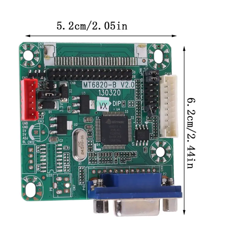 Драйвер платы MT561-B Универсальный LVDS ЖК-монитор контроллер экрана 5 в 10-4" ноутбук diy запчасти комплект