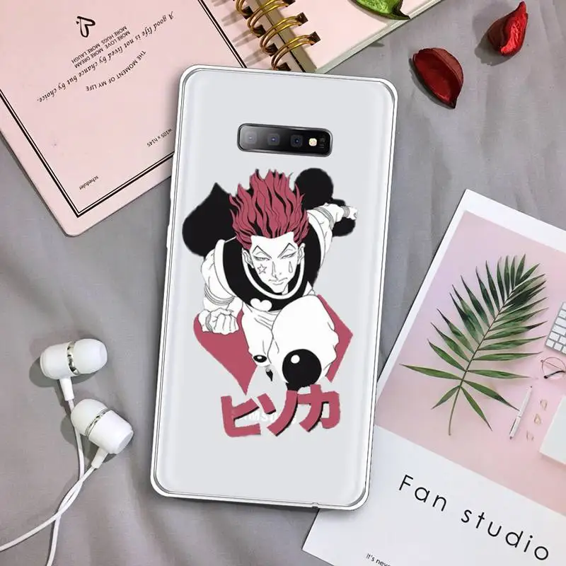 

Hisoka Anime Hunter X Hunter Phone Case Transparent For Samsung Galaxy A 71 21s S note 8 9 10 plus 20 ultra