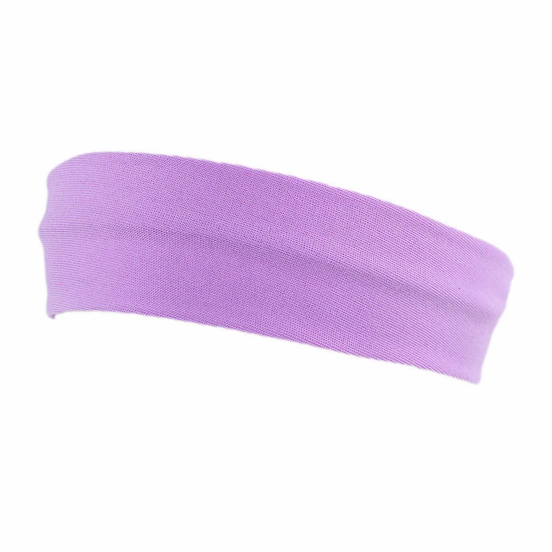 Purple Новое поступление Женская спортивная повязка для волос для йоги эластичная спортивная повязка на голову для йоги тренировочная лента для футбола для бега для девочек цельная повязка для волос Мужская - Цвет: Purple