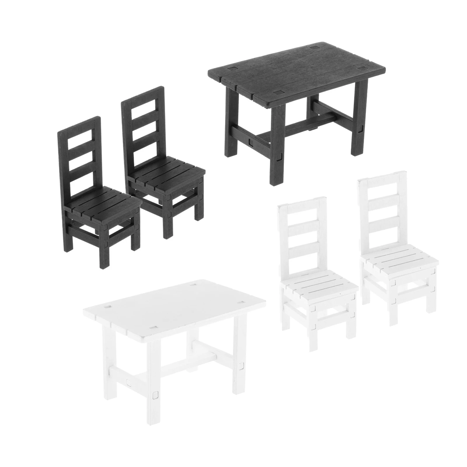 

1:6 Miniature Desk w/ 2 Chairs for 12inch Phicen Kumik TBLeague DML BBI DID Doll Body Accessory
