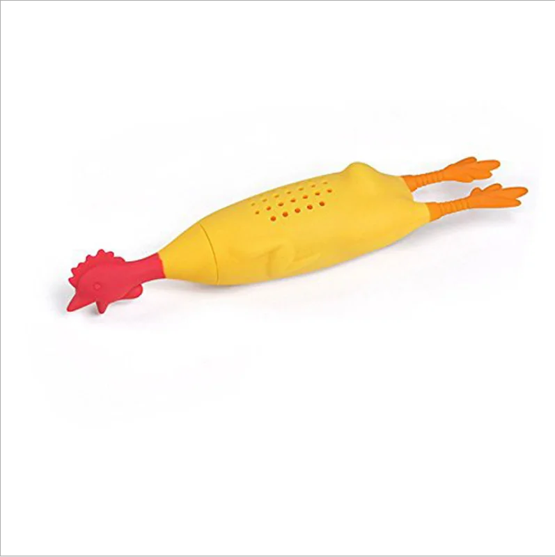 Cute Silicone Chicken Rooster Hen Infuser For Herbs Tea Seasoning Pot Condiment Container Spice Box Reusable Durable | Дом и сад