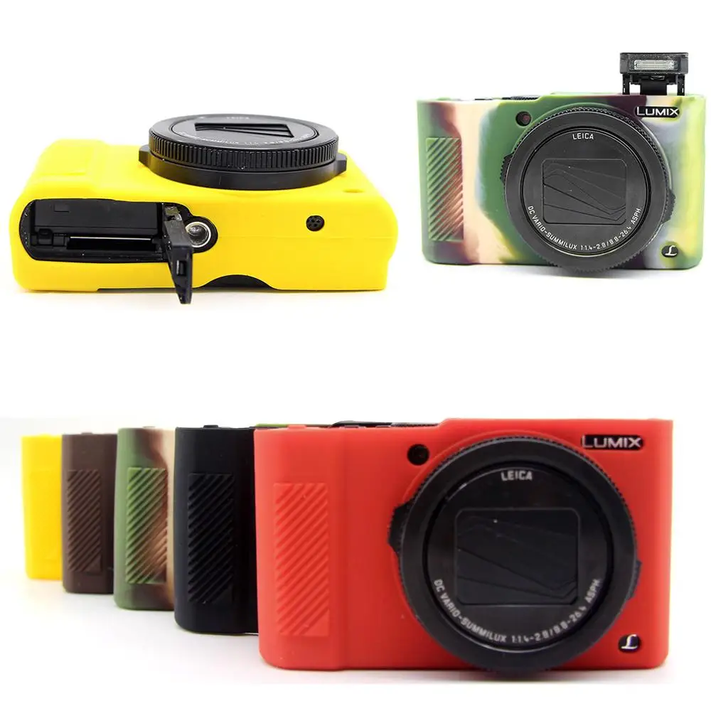 Чехол для камеры Panasonic Lumix LX10, LX10K, LX15, из мягкого силикона ТПУ