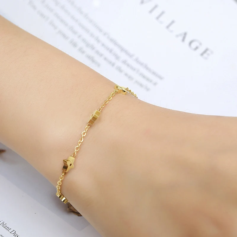 Женский браслет из нержавеющей стали Подарочный на цепочке украшение 2019|Цепочки