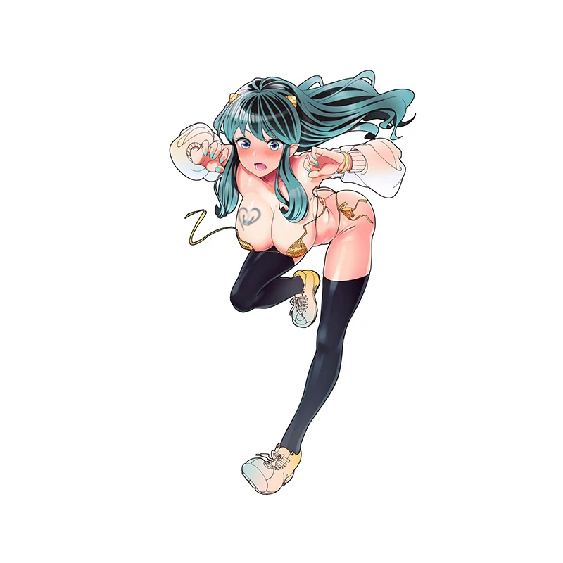 

Водонепроницаемая наклейка для Urusei yatсура, модные 3D забавные автомобильные наклейки, аниме окклюзия, украшение от царапин, 13 см X 7,7 см