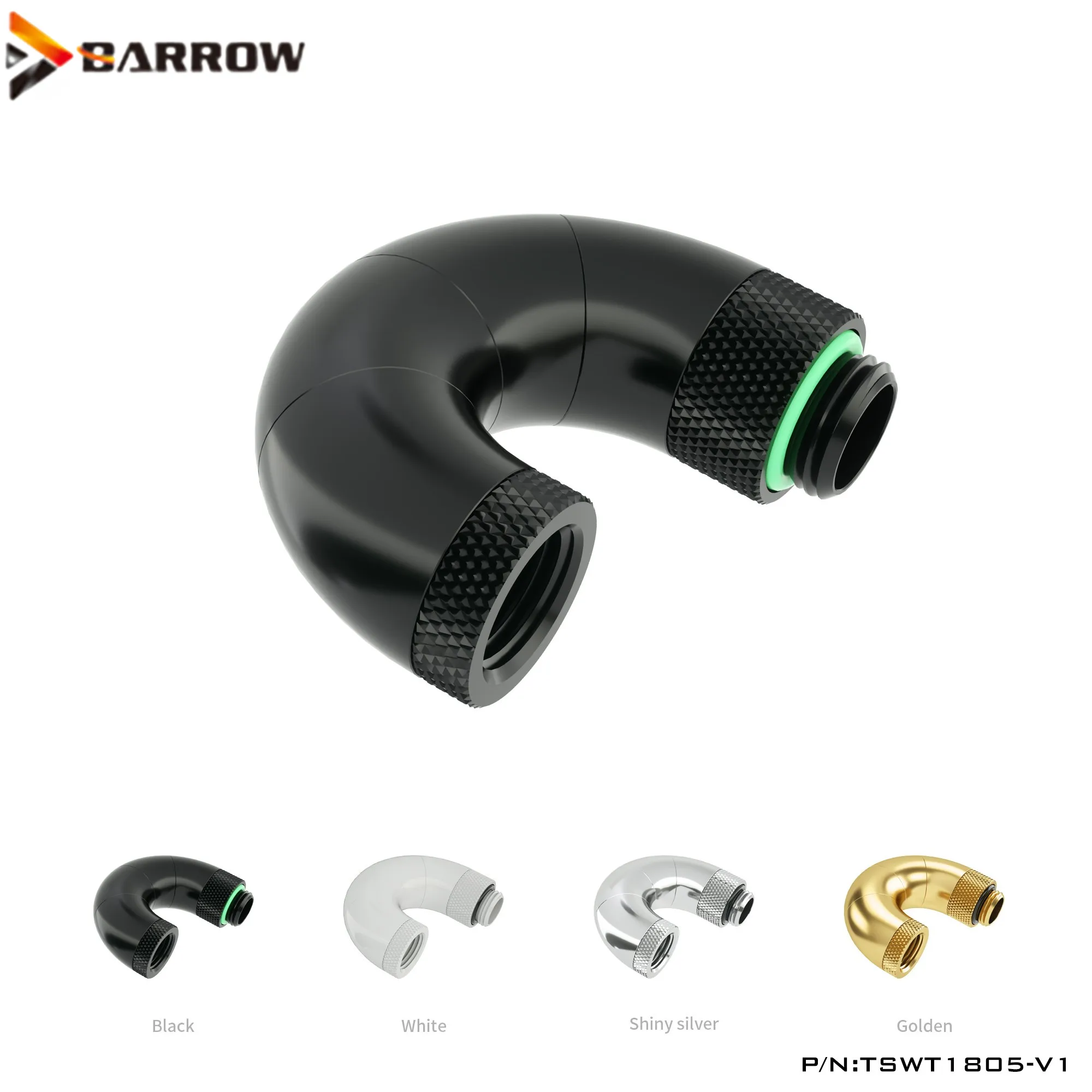 

Barrow 5 направлений, вращающаяся на 360 градусов фурнитура, цвет белый, черный, серебристый, золотой