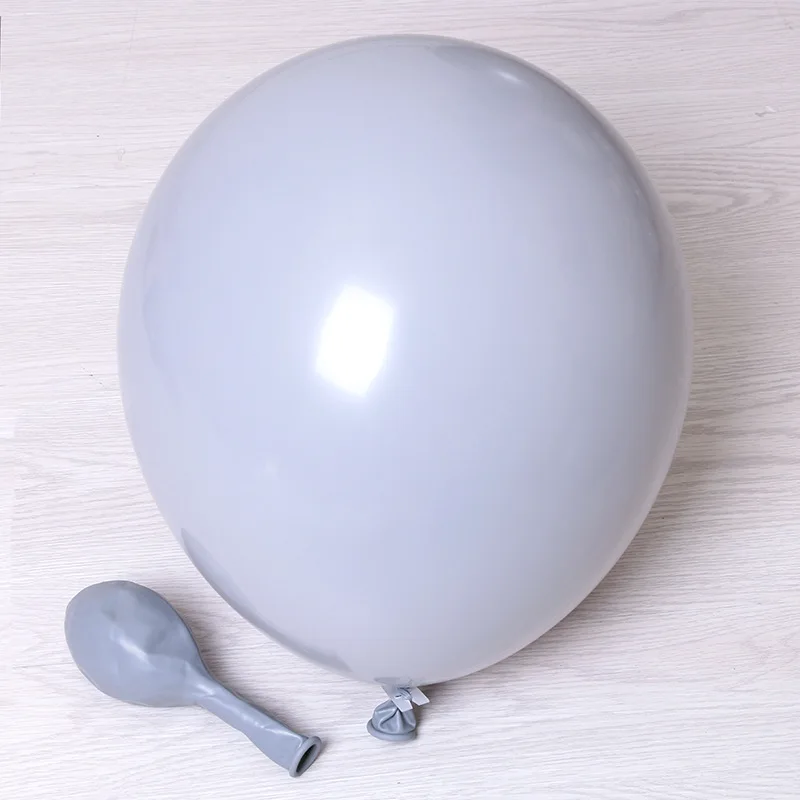 1 комплект (48 шт.) Смешанные розовые шары макарон серые латексные конфетти шарики