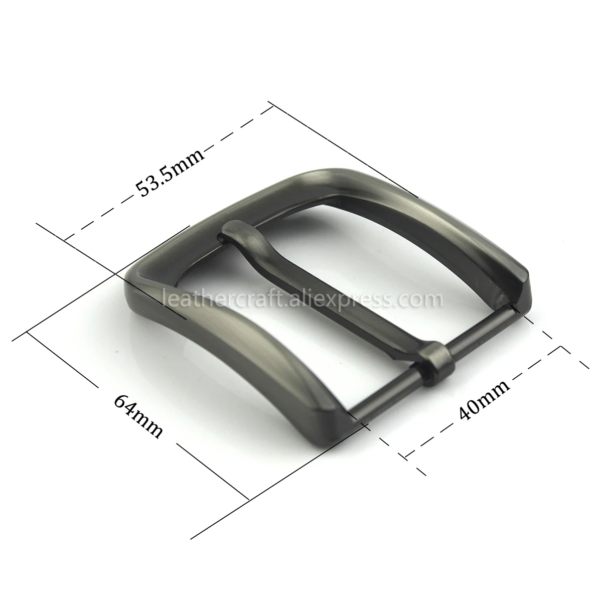 1 шт. 40 мм металлическая матовая пряжка для ремня мужские Концевики на каблуке