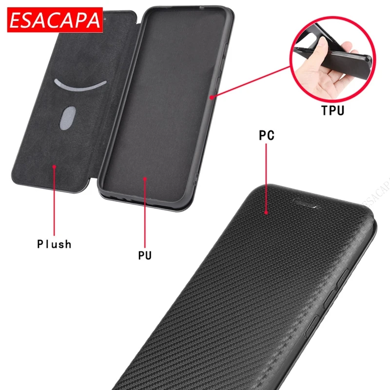 flip card slot stand phone case for umidigi a9 pro bison a7s carbon fiber magnetic leather anti fall cover for s5 a7 pro a3x a3s free global shipping