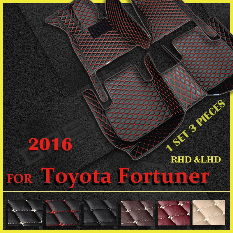 

Car floor mats for Toyota Fortuner 2016 Custom auto foot Pads automobile