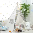 Портативная детская палатка Тип 1,3 м, большая детская палатка Wigwam для помещений, индийский дом для кемпинга, для мальчиков и девочек, игровая яркая палатка, подарок, новинка