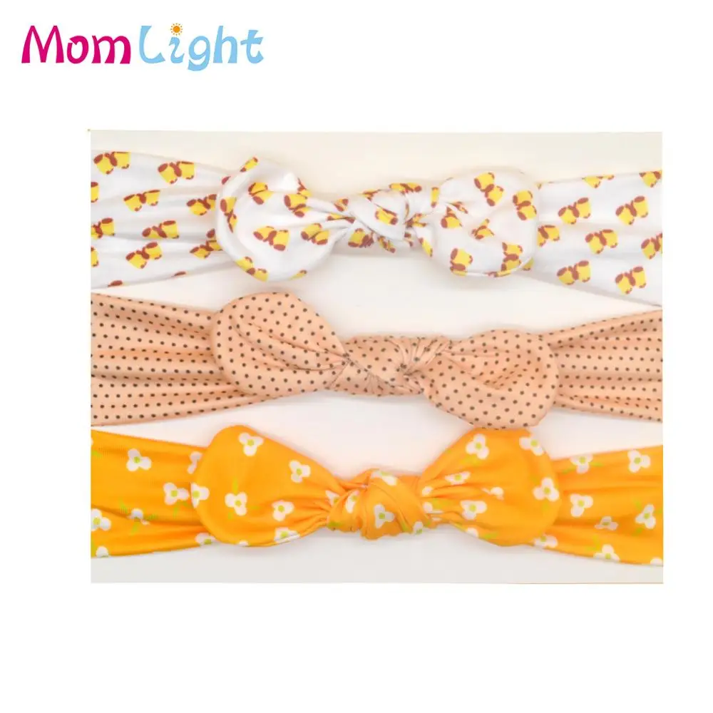 3 шт. эластичные повязки на голову для новорожденных из хлопка | Детская одежда и