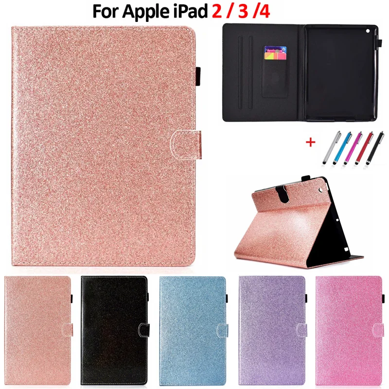 Роскошный блестящий яркий чехол для iPad 2 3 4 Подставка планшета | Компьютеры и офис