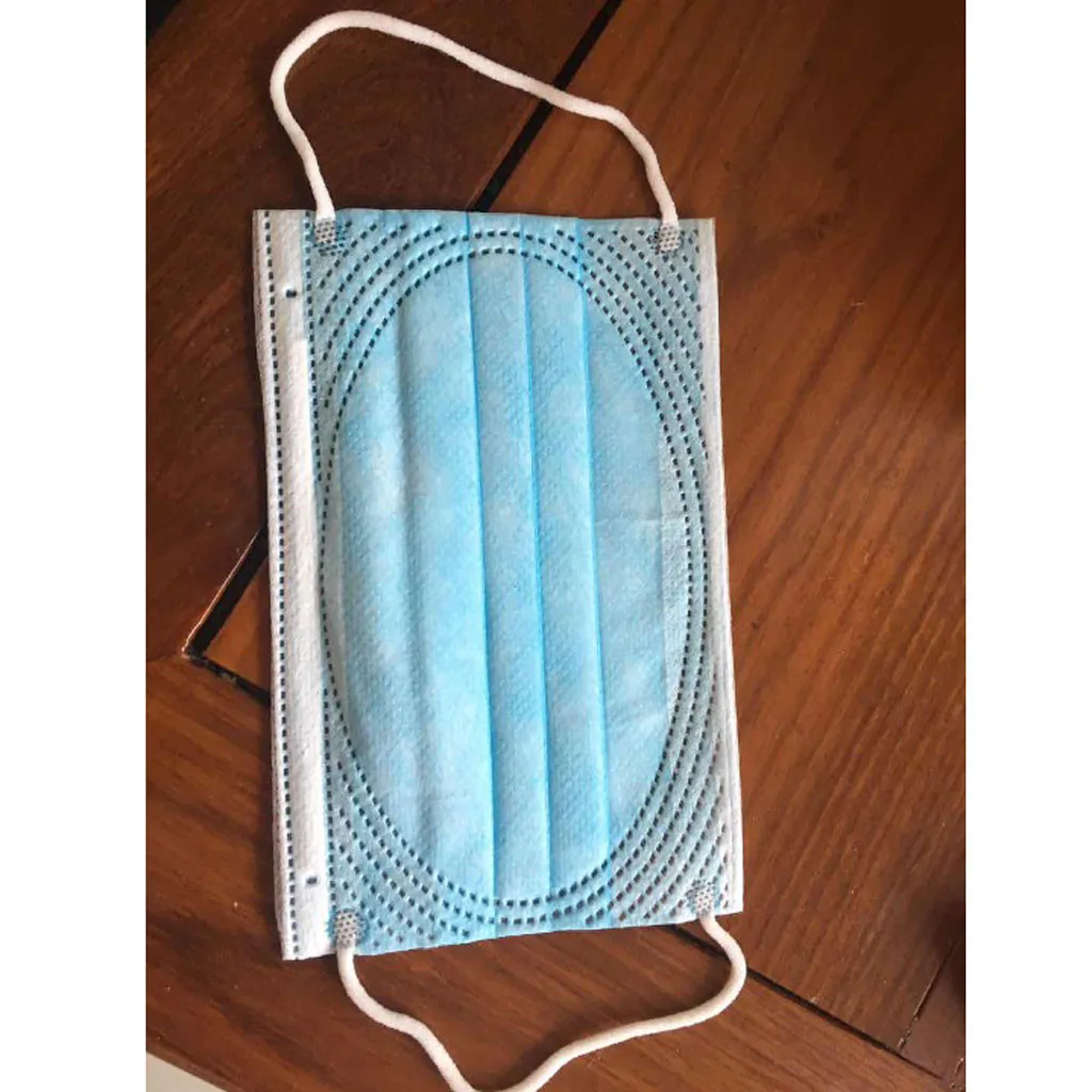 

In Stock 50pc Respirator Scarf Mascarilla Mask For Face Disposable Respirator 3ply Ear Loop Masque mascarilla Face Mask