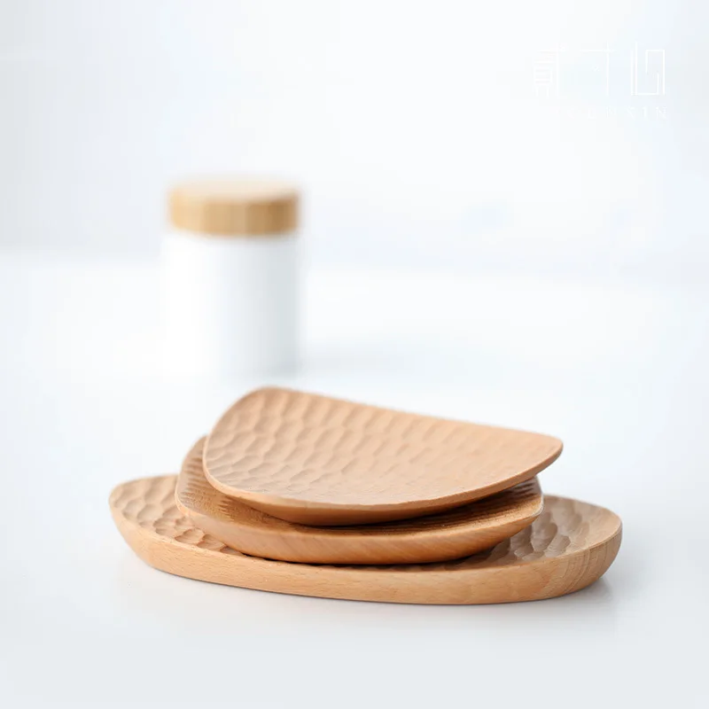 

Hand-carved wooden plates, creative tabletop confectionery, small dishes, bowls and trays, decorative tabletop decorations