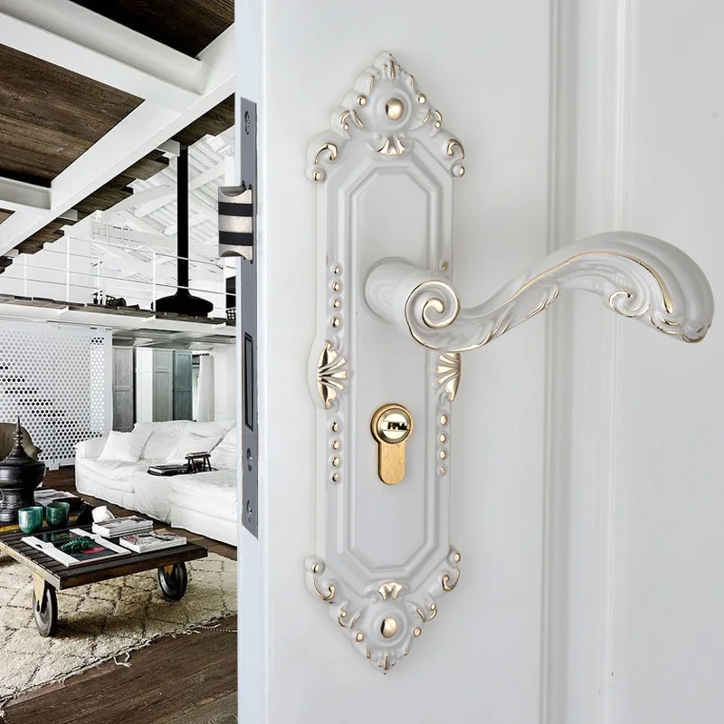 Твердая ручка из цинкового сплава внутренняя дверная замок немой Противоугонный