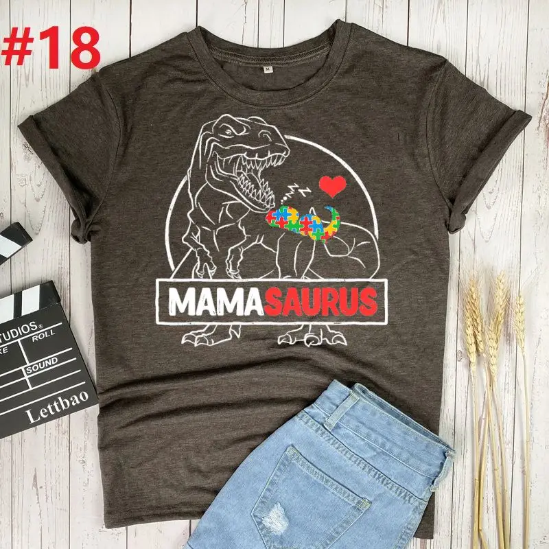 

Футболка Mamasaurus с изображением мамы динозавра, футболка с графическим рисунком для мужчин и женщин, топ в стиле хип-хоп, Мужская футболка с рисунком, свободные женские футболки, футболка