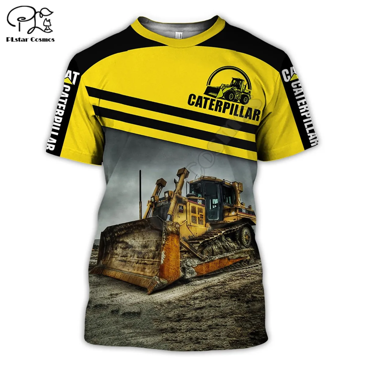 

cat caterpillar 3dT Shirt summer Cartoon avatar printed t-shirt men for women shirts tops black cotton tees Fashion Short sleeve