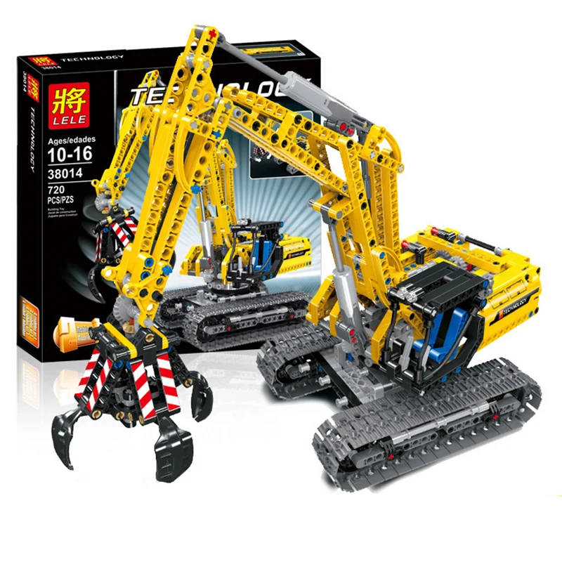 Экскаватор 720 шт. совместим с конструкторами Technic 42006 модель грузовика