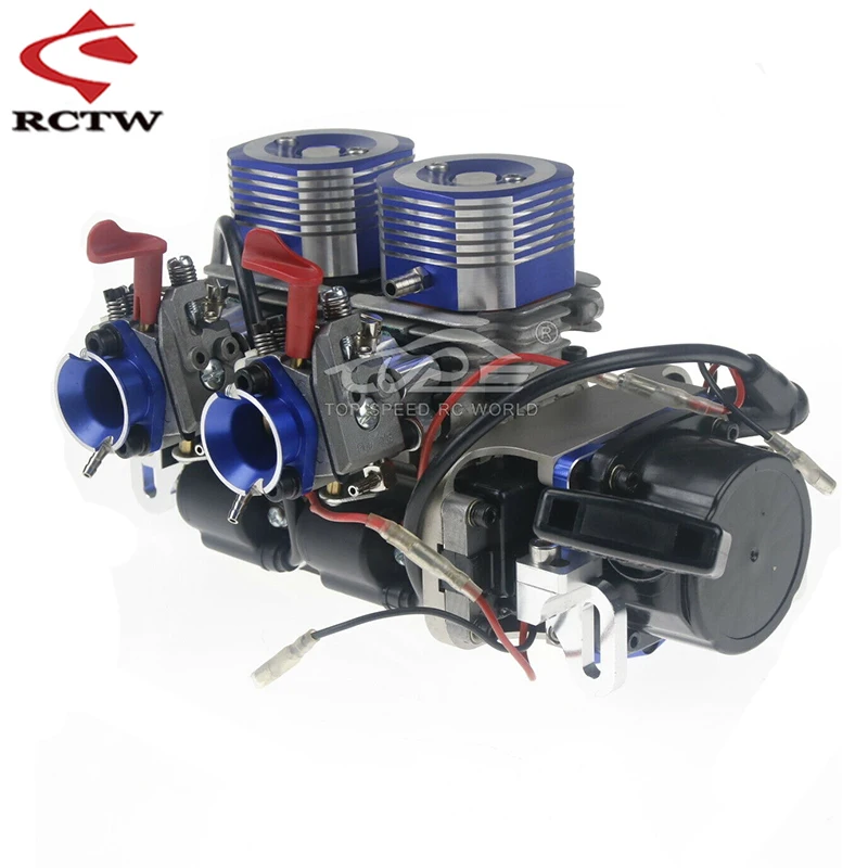 2 Cylinder 58CC Gasoline Engine Kit for Rc Boat Parts | &amp Accs