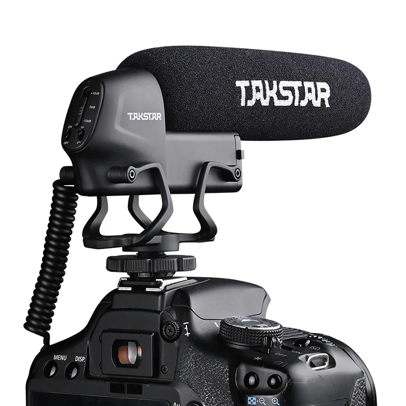 Takstar SGC 600 Микрофон супер кардиоидный Мини конденсаторный микрофон для DSLR DV
