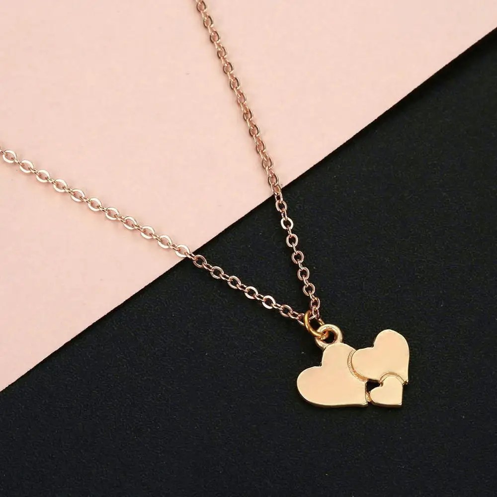 Чандлер три сердца ожерелье маленький семейный подарок для жены Дети День матери
