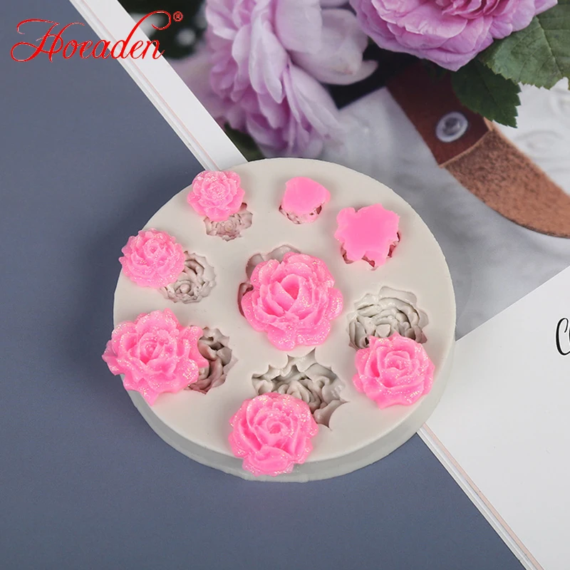 

Flower Silicone Cake Mold Fondant Molds Cake Decorating Tools Chocolate MoldAA