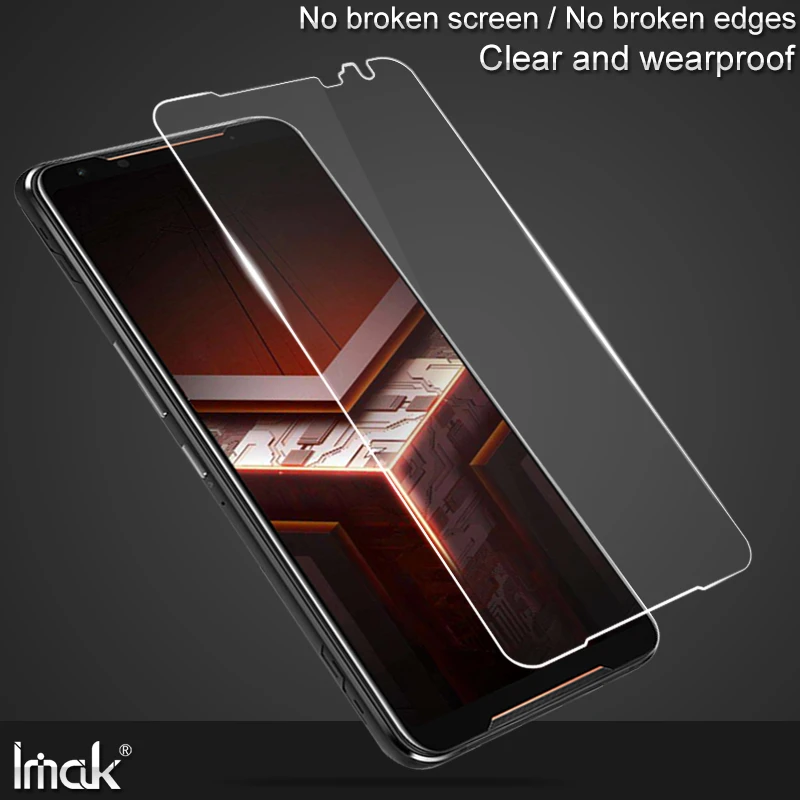 Imak Прозрачная мягкая Взрывозащищенная защитная пленка для ROG Phone II ZS660KL Защитная