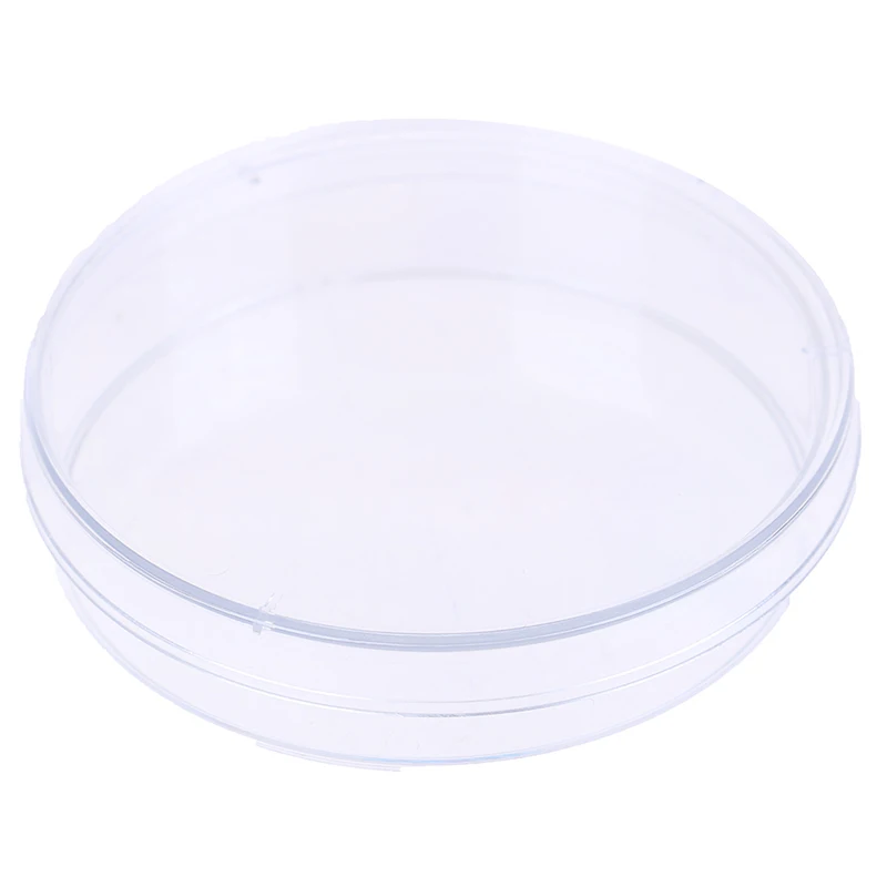 

10Pcs 60mm polystyrene sterile petri bacteria dish laboratory medical supply