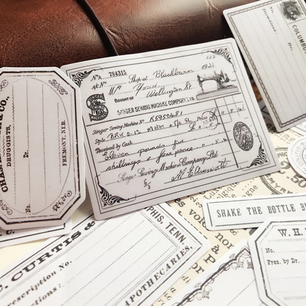 Винтажная бирка с записью ярлыки альбом для рукоделия скрапбукинга дневника