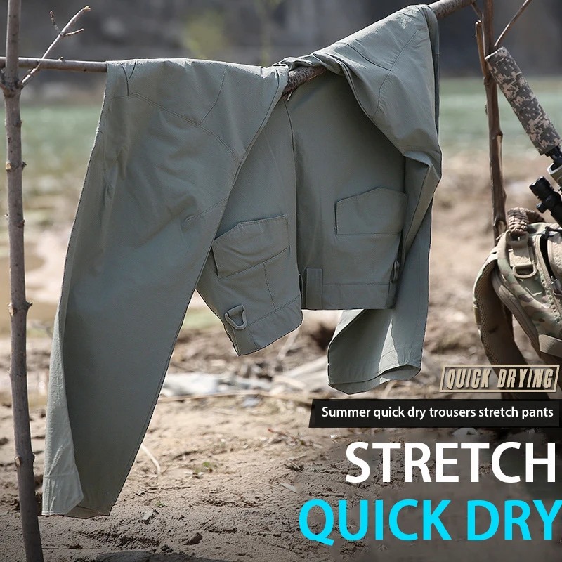 PAVEHAWKSummer тонкий быстросохнущая Для мужчин военный тактический брюки армейские