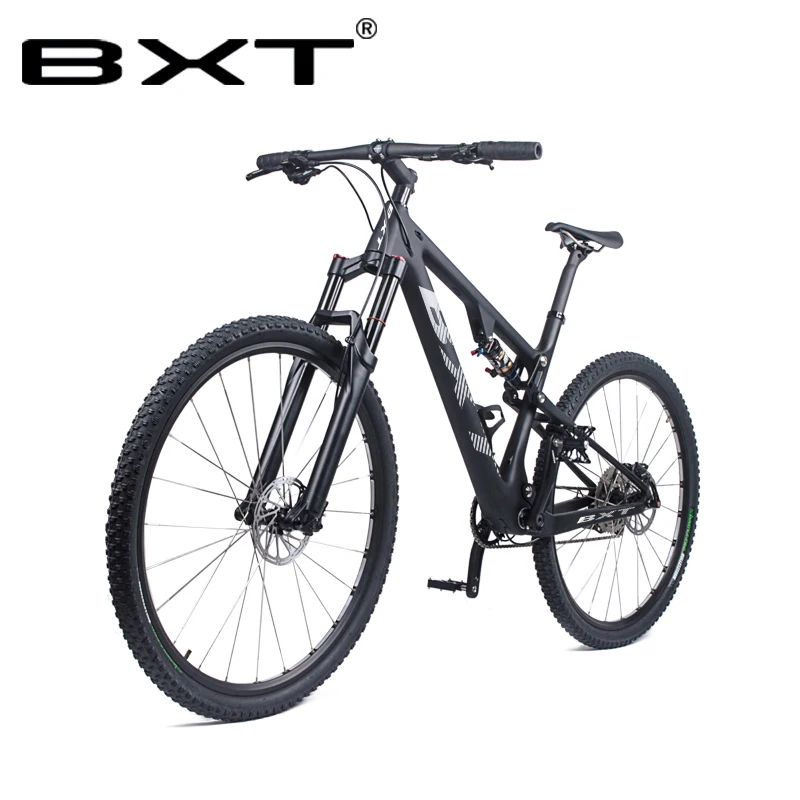 Новый BXT горный велосипед 29er углеродное волокно MTB подвеска полный с подвеской