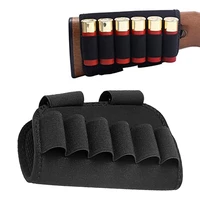 tactical shotgun shell 12g 20g cartridge bag buttstock cheek rest pad ammo holder 12 20 gauge bullet pouch for xm1014 m870 m1887